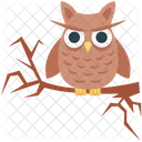 Halloween Owl Scary Dreadful Icon