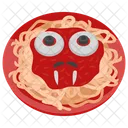 Halloween Pasta Pasta Devil Icon