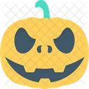 Halloween Pumpkin Carved Pumpkin Scary Pumpkin Icon