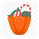 Halloween pumpkin basket  Icon