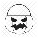 Halloween pumpkin basket  Icono