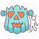 Halloween Pumpkin Carved Pumpkin Scary Pumpkin Icon