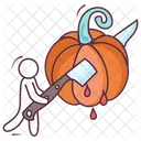 Halloween Pumpkin Carved Pumpkin Scary Pumpkin Icon
