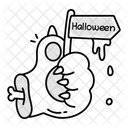 Halloween-Schild  Symbol