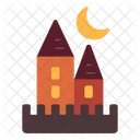 Burg Gejagt Haus Symbol