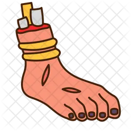 Halloween Severed Foot  Icon