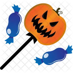 Halloween-Süßigkeiten  Symbol