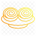 Halloween Swirl Dessert Bakery Food Icon