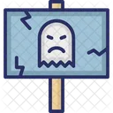 Tavola Di Halloween Halloween Irregolare Palo Di Halloween Icon