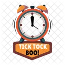 Halloween Uhr Zeitnehmer Countdown Symbol