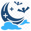 Nacht Mond Wetter Icon