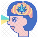 Hallucinogen Addicted Addiction Icon