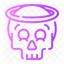 Skull Skeleton Halo Icon