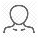 Hals Kopf Schulter Symbol