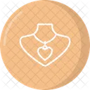 Halskette Schmuck Mode Icon