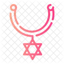 Halskette Accessoire Gebet Symbol