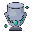 Halskette Medaillon Juwel Symbol