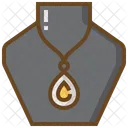 Halskette Diamant Edelstein Symbol