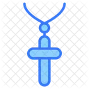 Halskette Ostern Kreuz Symbol