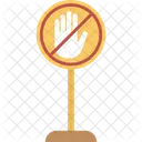 Halt Signboard Stop Sign Icon