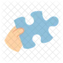 Puzzle halten  Symbol