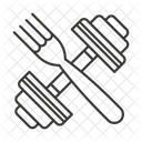 Haltere Musculacao Dieta Ícone