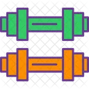 Halteres Musculacao Equipamentos Ícone