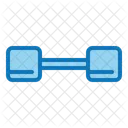 Haltere hexagonal  Ícone