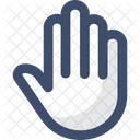 M Hand Stopp Sicherheit Symbol