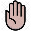 Hand Handflache Vier Finger Symbol