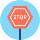 Stopp Schild Warnung Symbol