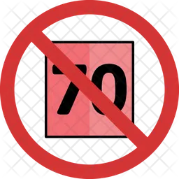 Stopp 70  Symbol