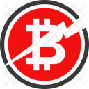 Halving Bitcoin Coin Icon