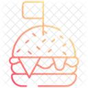 Ham Burger Fast Food Burger Icon