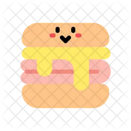 Ham Cheese Sandwich  Icon