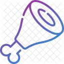 Ham Barbecue Bone Icon
