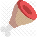 Ham Barbecue Bone Icon