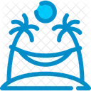 Hamaca Relajacion Exterior Icono