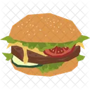 Hamburger Fast Food Food Dish Icon