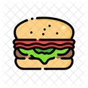 Hamburger Burger Food Icon