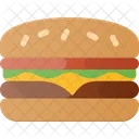 Hamburger Fast Eat Icon