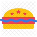 Hamburger Sandwich Fast Food Icon