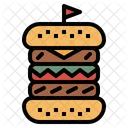 Hamburger Beef Sandwich Icon