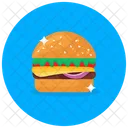 Hamburger Burger Junk Food Icon