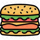 Hamburger Burger Fastfood Icon