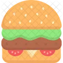 Hamburger Burger Petty Icon