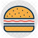 Hamburger Restauration Rapide Hamburger Icon