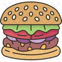 Hamburger Bread Food Icon