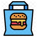 Hamburger Food Delivery Icon