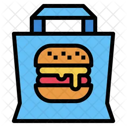 Hamburger Bag  Icon